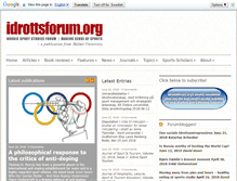 Tablet Screenshot of idrottsforum.org